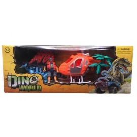 SET AVENTURA DINO C/HELICOPTERO BA200437