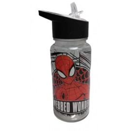 BOTELLA 500ML STRAW TOP SPIDERMAN
