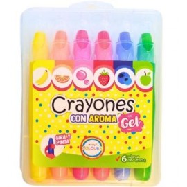 CRAYON RETRACTIL GEL C/AROMA X6 17734