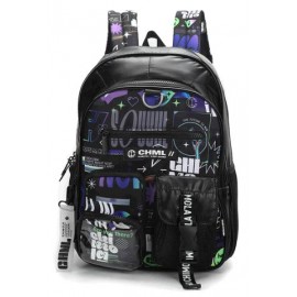 MOCHILA ESP 17P MAT+FULL FUT BLACK TR31