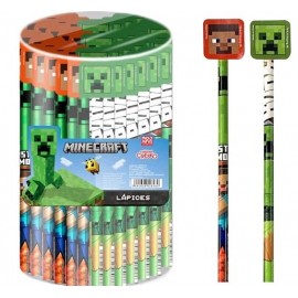 LAPIZ CON GOMA MINECRAFT MI406