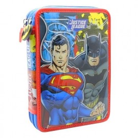 CARTUCHERA LA LIGA C/UTILES 2PISOS LJ269