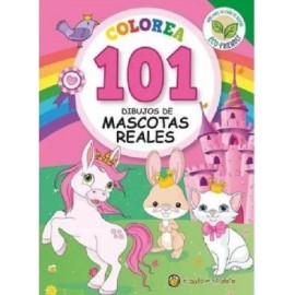 COLOREA 101 DIBU DE MASCOTAS REALES 3138
