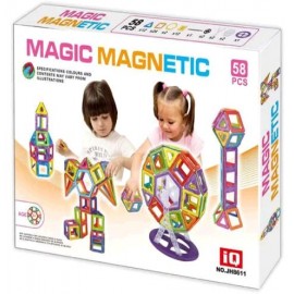 BLOQUES MAGNETICOS COLORES 58PZS MG14