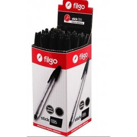 BOLIGRAFO STICK 1.0 NEGRO FILGO -C50-001