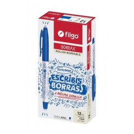ROLLER FILGO GEL BORRABLE TINTA AZUL