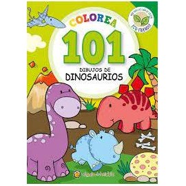 COLOREA 101 DIBUJOS DE DINOSAURIOS 3136