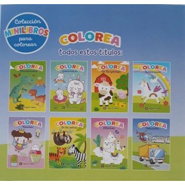 COLECCION  MINI LIBROS COLOREA 3533