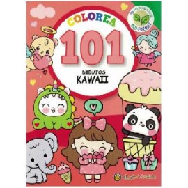 COLOREA 101 DIBUJOS KAWAI 3142