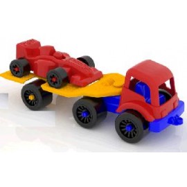 CAMIONCITO C/TRAILER Y ACCESORIOS 61