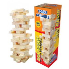 TORRE APILABLE MADERA 54 PZAS. S.R40852