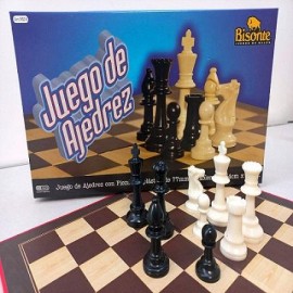 AJEDREZ 34x34 FICHAS PLASTICAS 77mm 9824