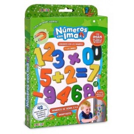 NUMEROS CON IMAN EN CAJA 322