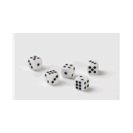 DADO 19MM TFB BLANCO C/PTOS NEGR IM10858