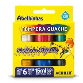 TEMPERA FANTASIA METALIC X 6 02002.SU.UN
