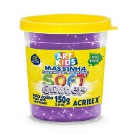MASA DE MOLDE SOFT GLITTER VIOLE7361-207