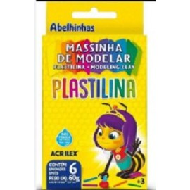 PLASTILINA 6 COLORES X 90G 7006-000