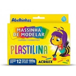 PLASTILINA 12 COL  X  180G 7012-0000
