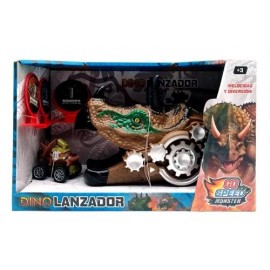 LANZADOR DE AUTOS DINOSAURIO 54804