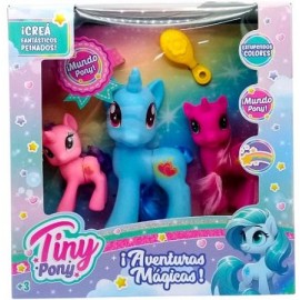 SET DE PONY X3 C/ACCESORIOS TINY 54358
