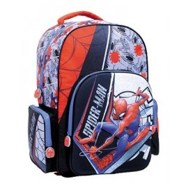 spiderman mochila 18" espalda gray 38222