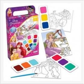 PINTANDO CON ACUARELAS PRINCESAS 0703