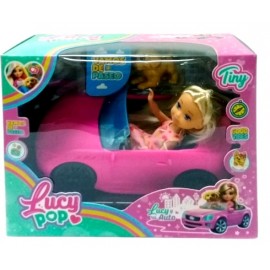 MUÑECA LUCY POP TINY C/AUTO ACC 54911