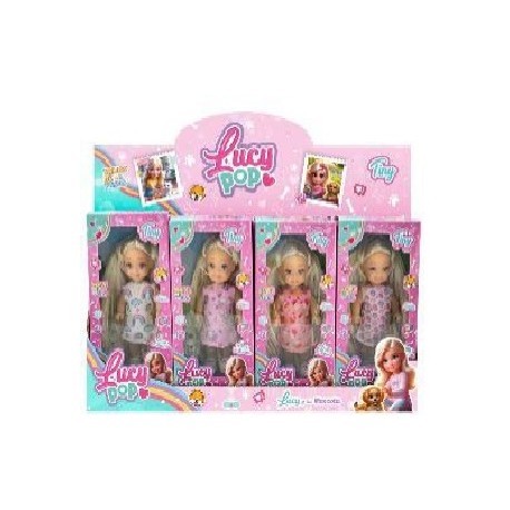 MINI MUÑECA  LUCY POP TINY C/MASC  54903