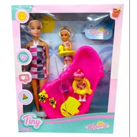 MUÑECA TINY SUMMER 33X22X5CM 53408***