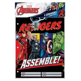 SEPARADORES N°3 X6 AVENGERS 8507-00