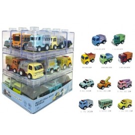 SET 2 AUTOS PULLBACK DE METAL SURT FT804