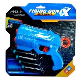 PISTOLA LANZA DARDOS AZUL BLISTER 75290