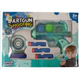 PISTOLA LANZA BOLAS Y DARDOS  52775