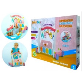 GIMNASIO INTERA-ANDADOR 2 EN1 ROSA 55731