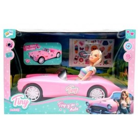 MUÑECA TINY C/ SU AUTO CONVERTIBLE 55868