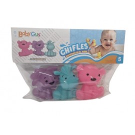 CHIFLE DE ANIMALES X 3 23X16CM 55669