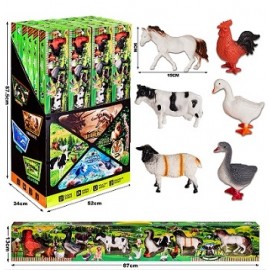 CONJUNTO ANIMALES DE GRANJ E/CAJA BL9520