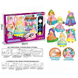 SET DE FIGURAS P/ PINTAR PRINCESA BL9489