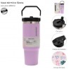 VASO TERMICO SKORA CON PICO LILA 40144