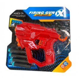 PISTOLA LANZA DARDOS ROJA  BL 057-1247