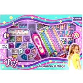 MAQ. P/HACER TRENZAS C/ BIJOU TINY 55261