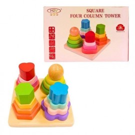 JUEGO BLOQUES DE MADERA 26216