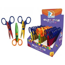 TIJERA CRAZY STYLE X14CM C/FORMAS 280081