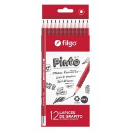 LAPIZ GRAFITO CON GOMA FILGO X UNIDAD