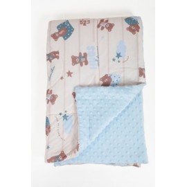 ACOLCHADO SOFT BEAR LIGHT BLUE TX40