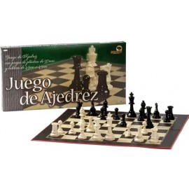 AJEDREZ BISONTE 49X49 PZAS PLASTICAS9825