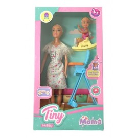 MUÑECA TINY MAMA 33X18X6CM 54460