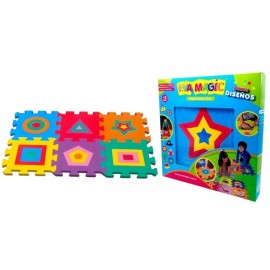 PISO ENCASTRABLE C/FIGURAS X 6 Uds 50/1