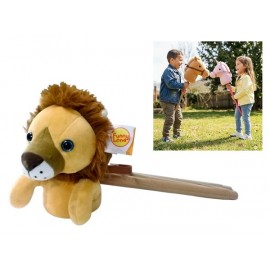 PELUCHE C/PALO LEON BRAULIO WO758