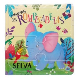 JUGUEMOS CON ROMPECABEZAS SELVA BK-349